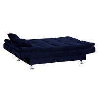 Sofá-cama Matrix Leone em Tecido Veludo Plush 180cm de Largura
