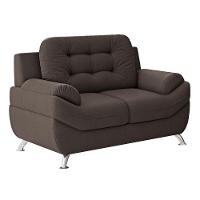 Sofá 2 Lugares Linoforte Mercury Revestido em Tecido Suede - 150cm de largura - 1