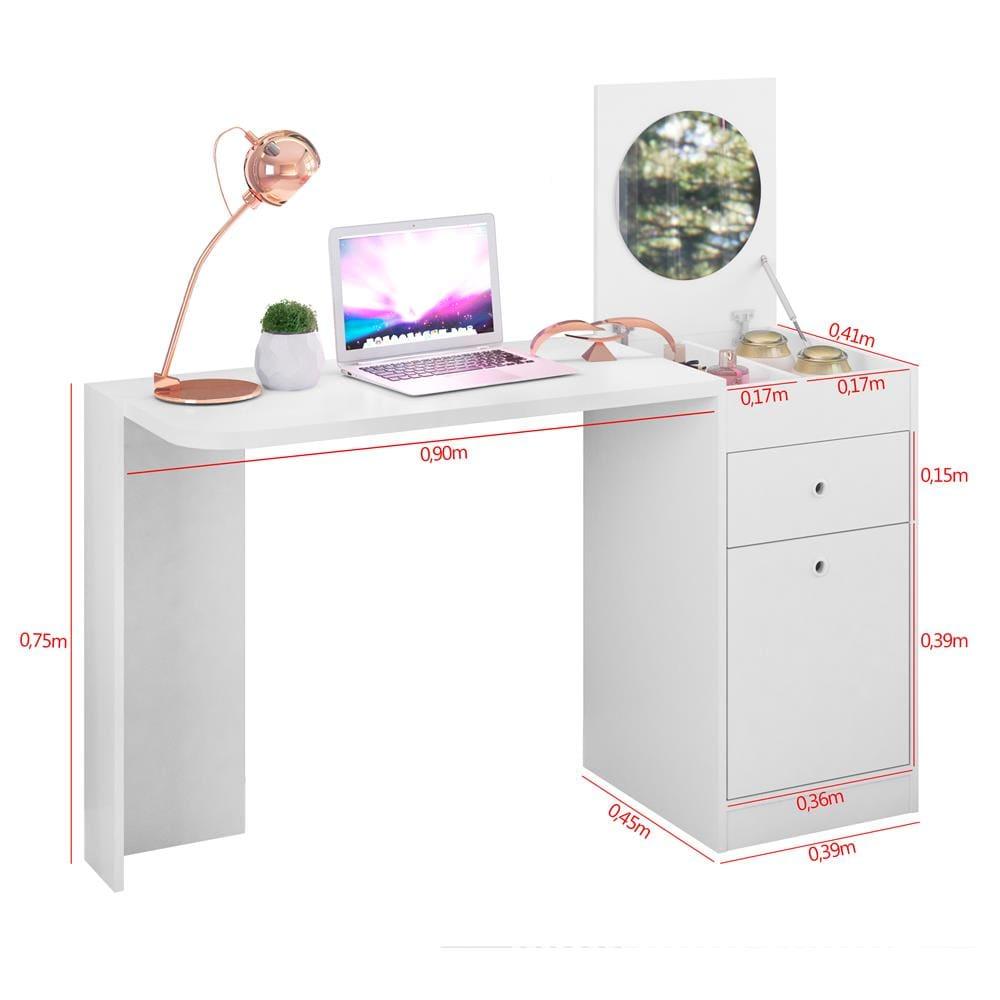 Penteadeira Albatroz Desejo com 2 Portas e 1 Gaveta - 6