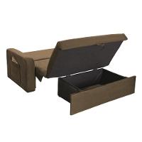 Sofá-cama Matrix Motta em Tecido Suede com Baú