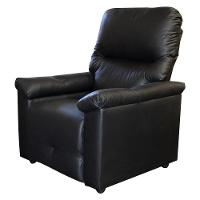 Poltrona Matrix Vegas com Encosto Reclinável em Corino - Preta - 1