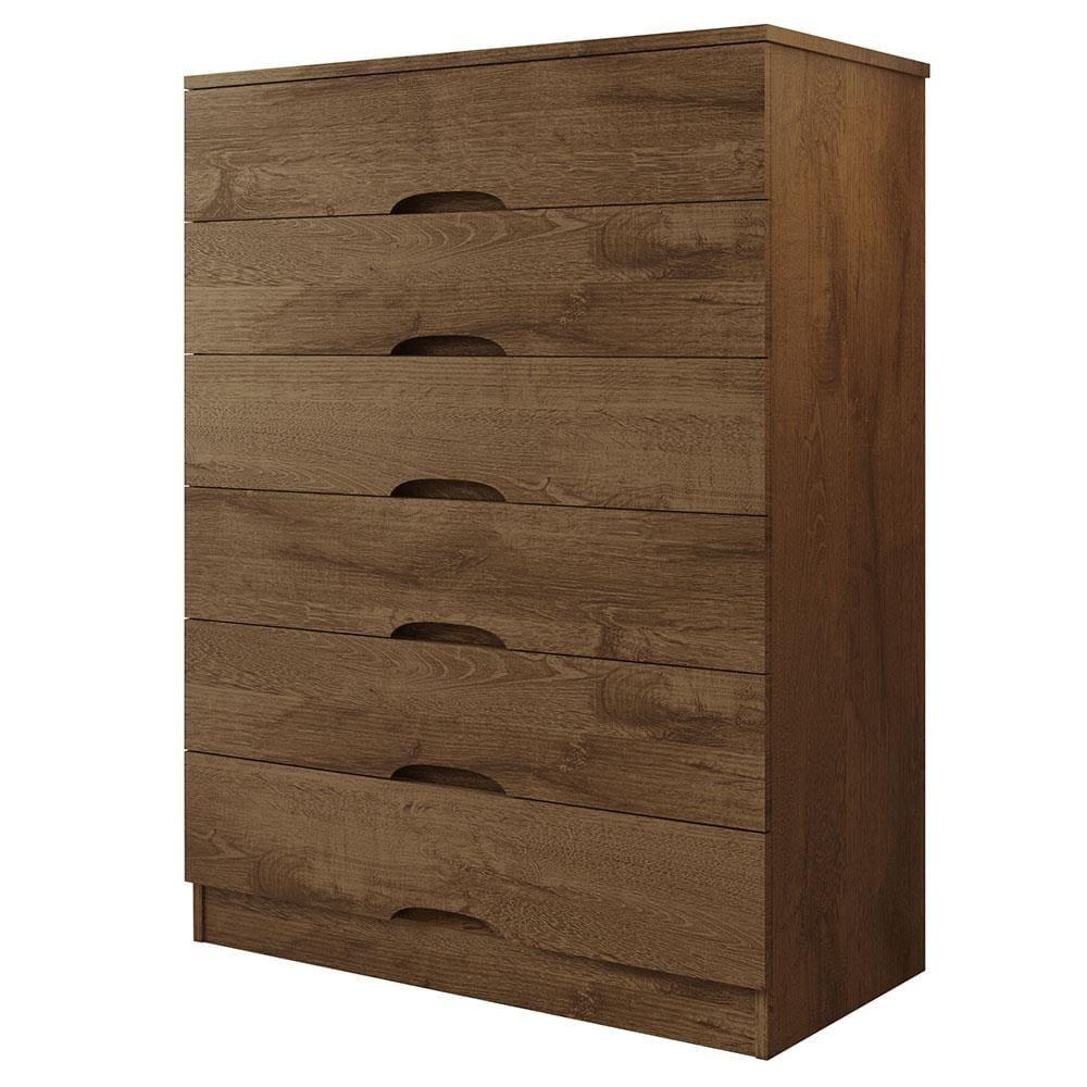 Cômoda Mademarques Hamburgo com 6 Gavetas - 1