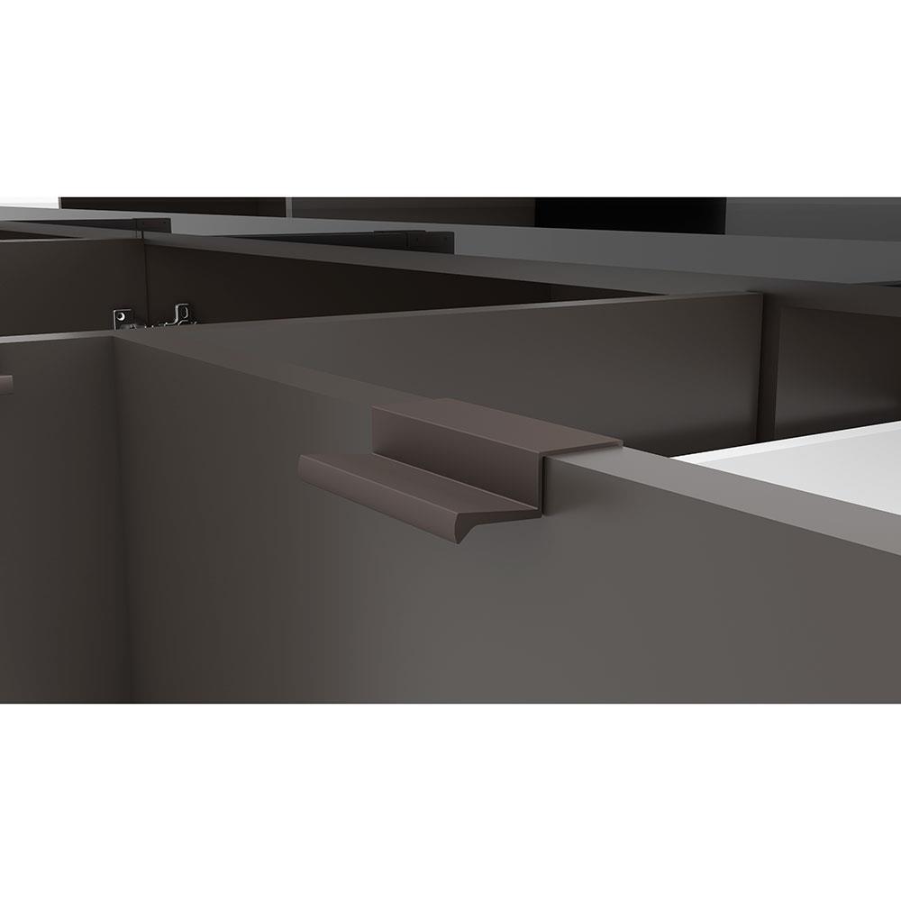 Cozinha Completa Bartira Joy com 11 Portas, 2 Gavetas, 5 Prateleiras e Nicho para Micro-ondas - 244,5cm de largura - 6