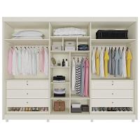 Guarda-Roupa Casal Europa Palermo com 6 Portas e 6 Gavetas - 250cm de largura - 3