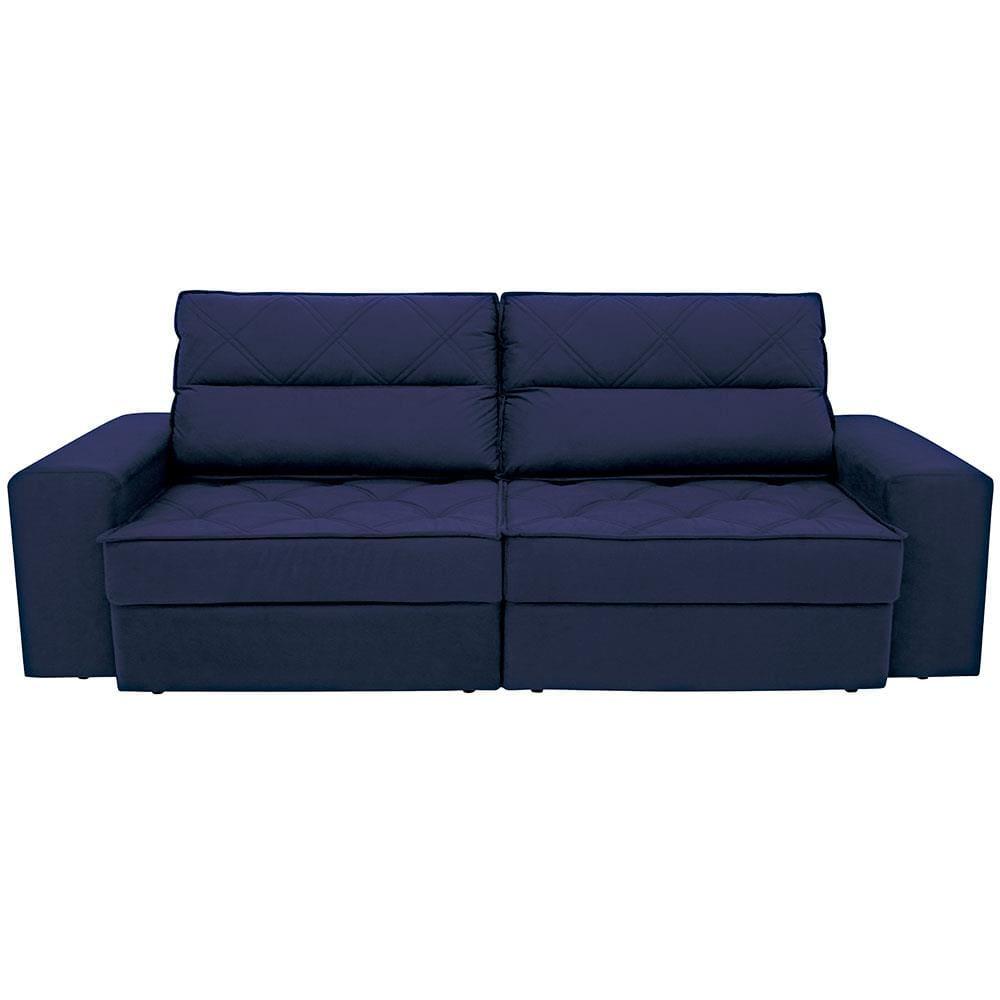 Sofá 3 Lugares Linoforte Fassatti Retrátil e Reclinável Revestido em Tecido Suede com 200cm de Largura - 5