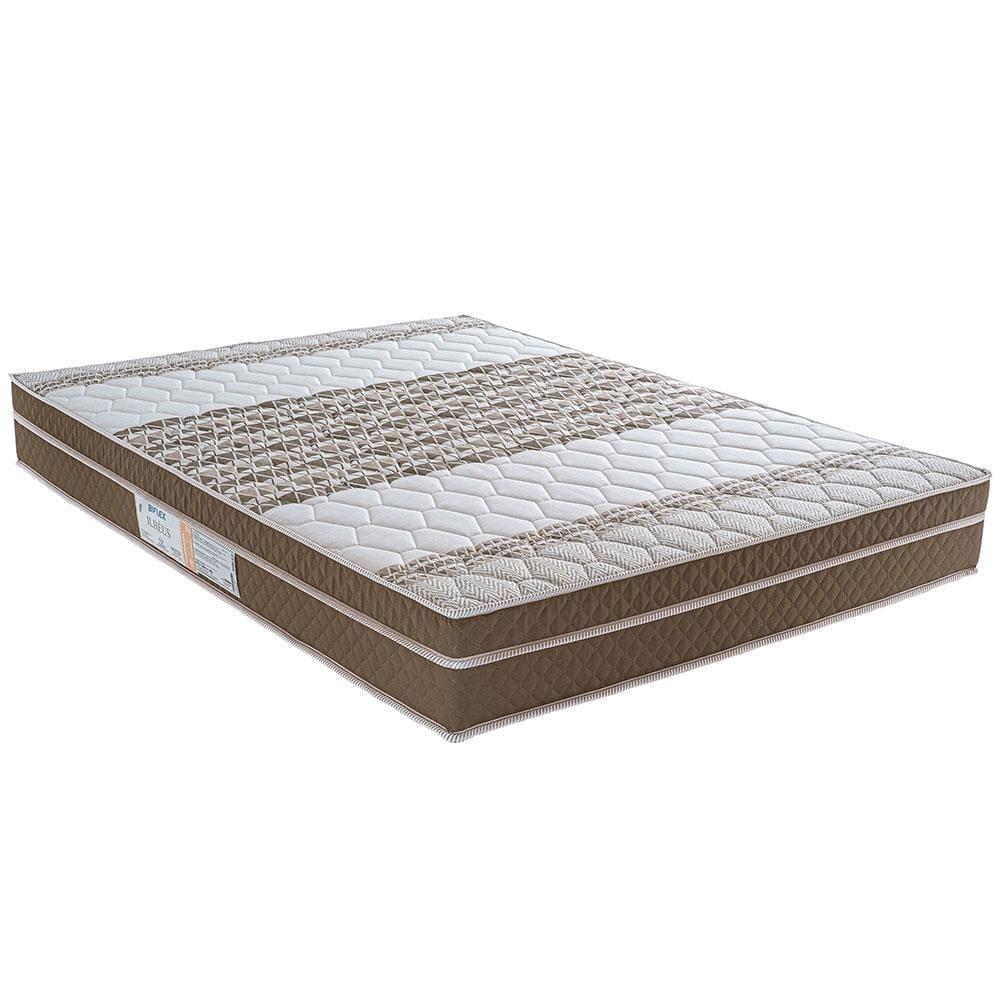 Colchão de Casal Biflex Ilhéus com Molas Ensacadas e Euro Pillow 24x138x188cm - Marrom/Bege Estampado - 4