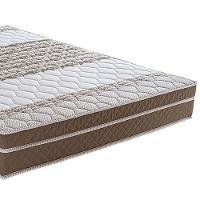 Colchão de Casal Biflex Ilhéus com Molas Ensacadas e Euro Pillow 24x138x188cm - Marrom/Bege Estampado - 5