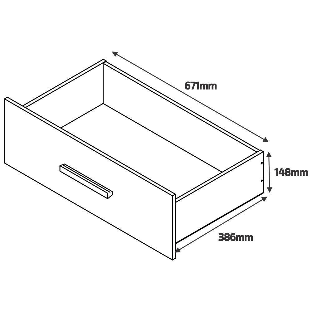 Guarda-Roupa Bartira Santiago com 6 Portas e 6 Gavetas Externas - 209,2cm de Largura - 6