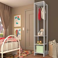 Armário Closet Nova Mobile Slim Yes com 3 Prateleiras e Cabideiro - 1