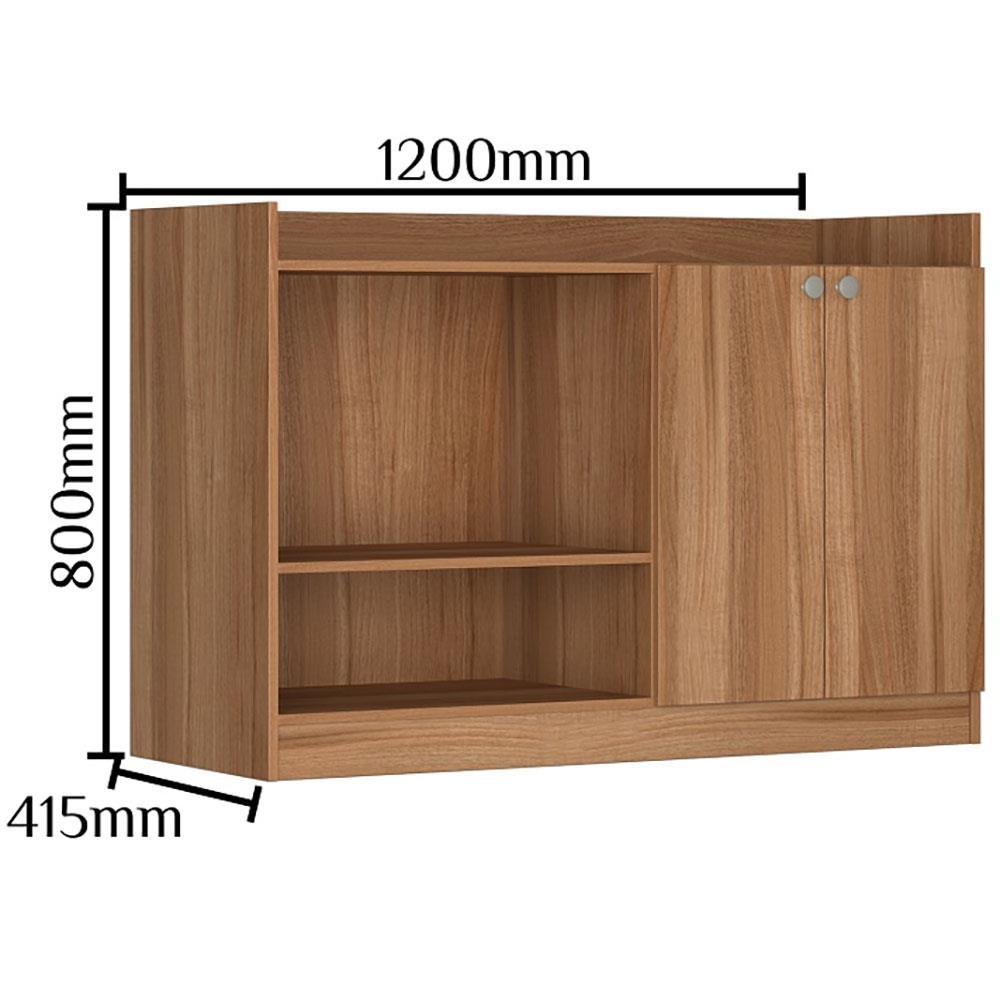 Balcão Micro-ondas Nova Móbile Classic com 2 Portas e 2 Prateleiras - 3