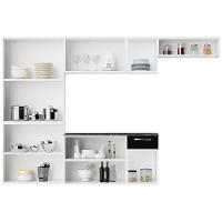 Cozinha Compacta Itatiaia Bolt com 10 Portas, 1 Gaveta e 8 Prateleiras - 244,6cm de largura - 3