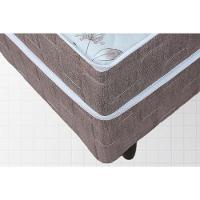 Cama Box Conjugada Casal Umaflex New Florença com Molas Ensacadas 55x138x188cm - Marrom e Bege - 5