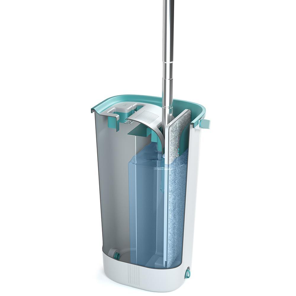 Mop Lava e Seca FlashLimp com Balde 5,5L e Refil – Cinza/ Verde - 8