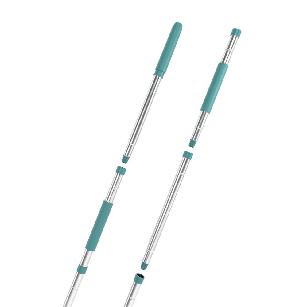 Mop Lava e Seca FlashLimp Fit com Balde 2,5L e Refil – Cinza/ Verde Esmeralda - 7