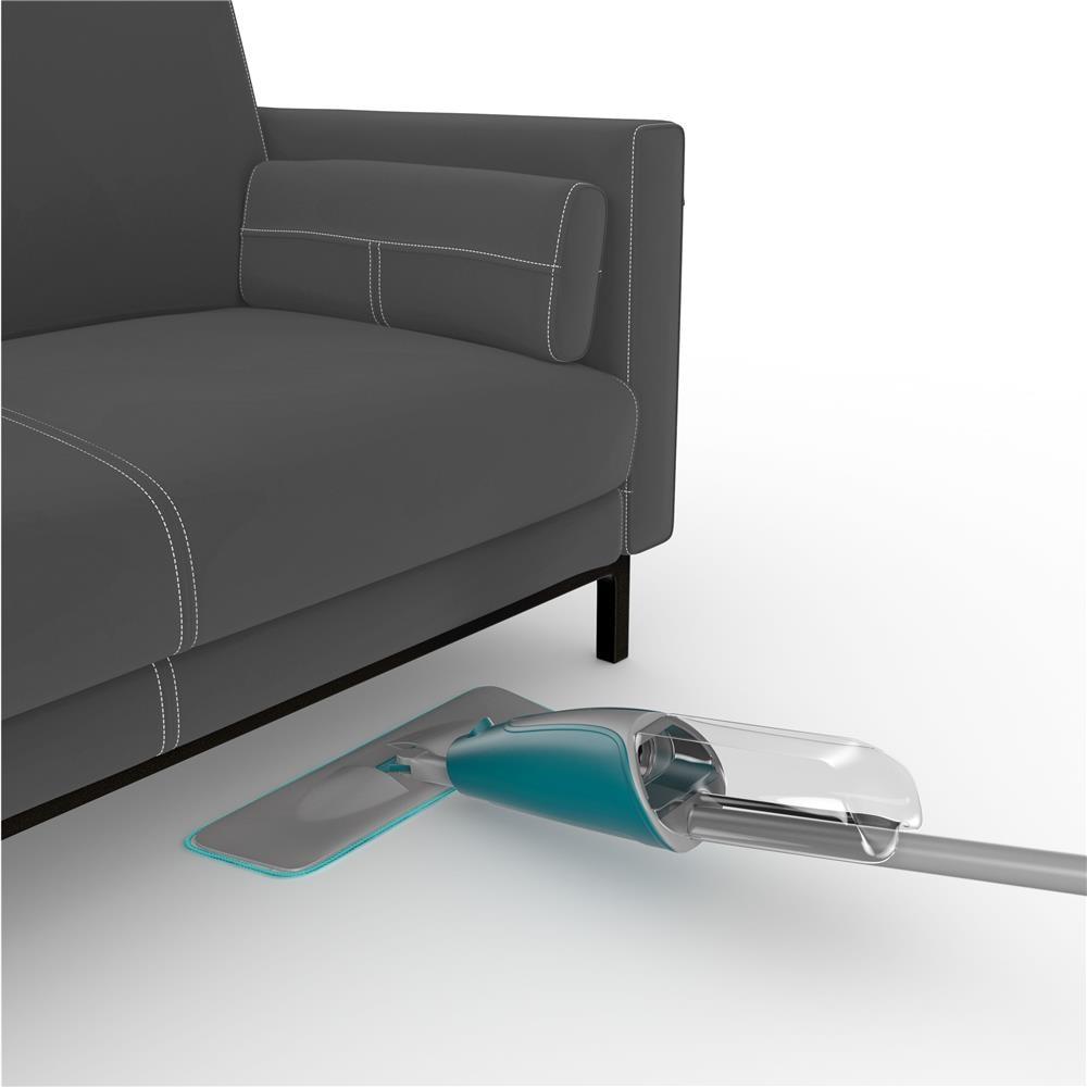 Mop Spray FlashLimp MOP7800 com Compartimento para Produto de Limpeza – Verde/Cinza - 4