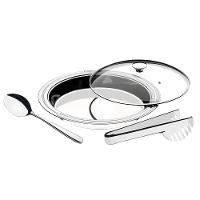 Jogo para servir Arroz e Massa Tramontina Ciclo em Aço Inox - 3 Peças - 1