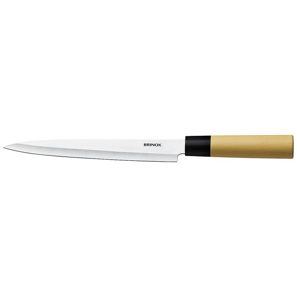 Faca para Sushi e Sashimi Brinox Samurai em Aço Inox 2504/305 8,4" - 1
