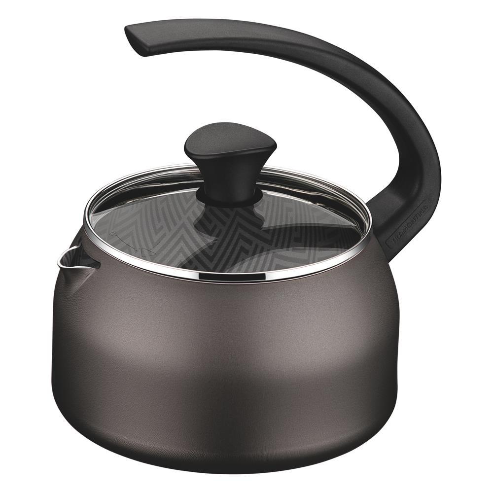 Chaleira Tramontina Paris Texture em Alumínio com Revestimento Antiaderente Starflon Max Grafite – 1,9 L - 1