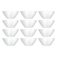 Conjunto de Saladeiras Duralex Opaline Blanc em Vidro 840 ml – 12 Peças - 1