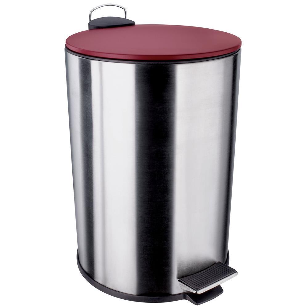 Lixeira Euro Home com Pedal LIX2256-VM em Inox e PP – 12 L - 1