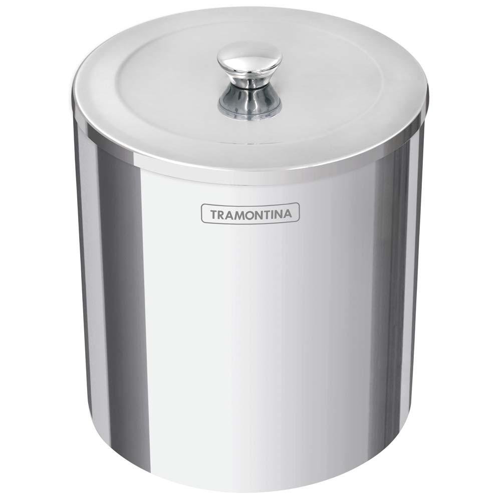 Lixeira Tramontina com Tampa Útil 94540/036 em Aço Inox – 5 L - 1