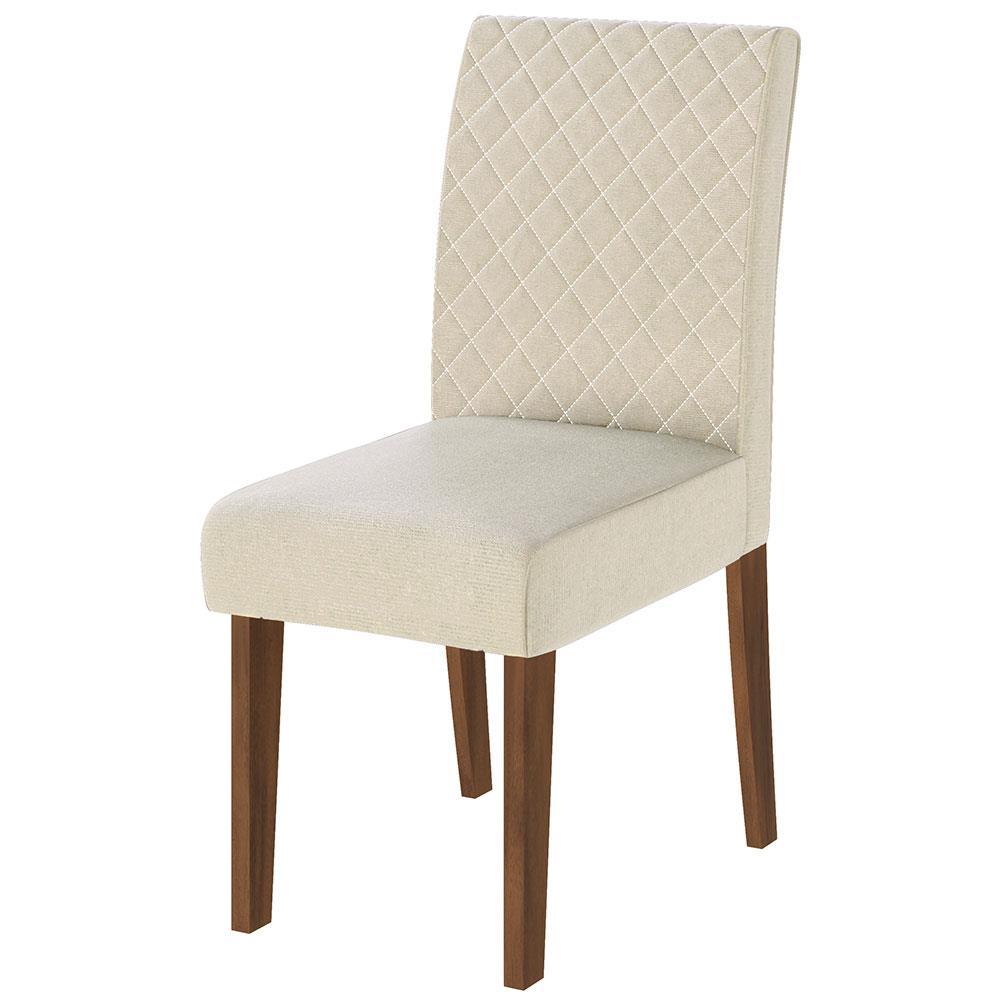 Cadeira de Jantar Dobuê Athenas Dublin com Revestimento em Tecido Veloplus - 1