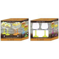 Conjunto de Taças para Gin Vicrila Ibiza com Base Amarela 720 ml – 2 Peças - 3