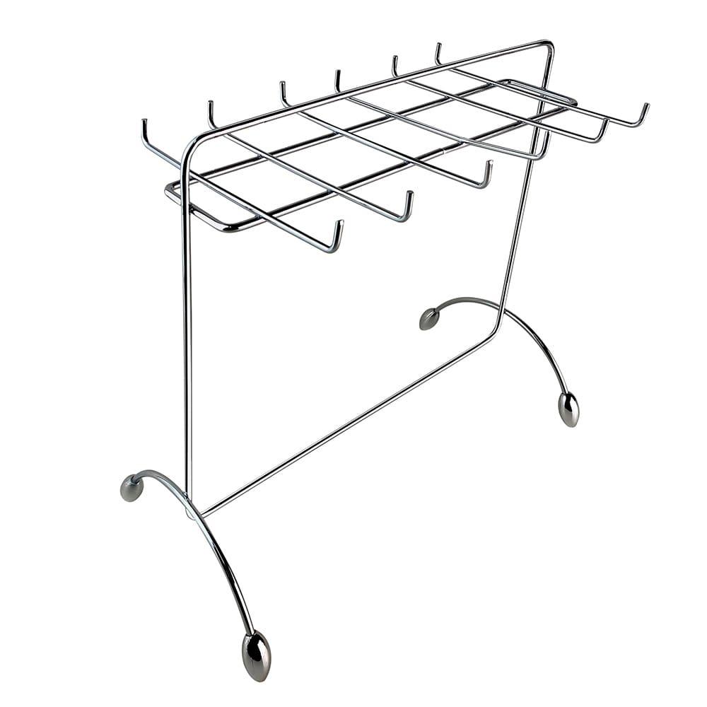 Conjuntos de Suportes para Vinho e Taças Utimil ZL856 em Aço Cromado – 2 Peças - 7