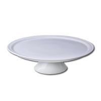 Prato para Bolo com Pé Germer Complementos Tradicional P em Porcelana – 29 cm - 1