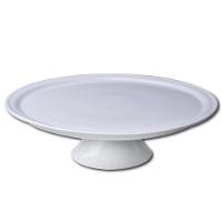 Prato para Bolo com Pé Germer Complementos Tradicional G em Porcelana – 32 cm - 1