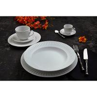Aparelho de Jantar, Chá e Sobremesa 30 Peças Germer Diamante em Porcelana – Branco - 2