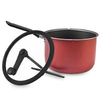 Pipoqueira Brinox Pic Poc com Revestimento Interno Antiaderente Pro-Flon Cereja – 20 cm - 3