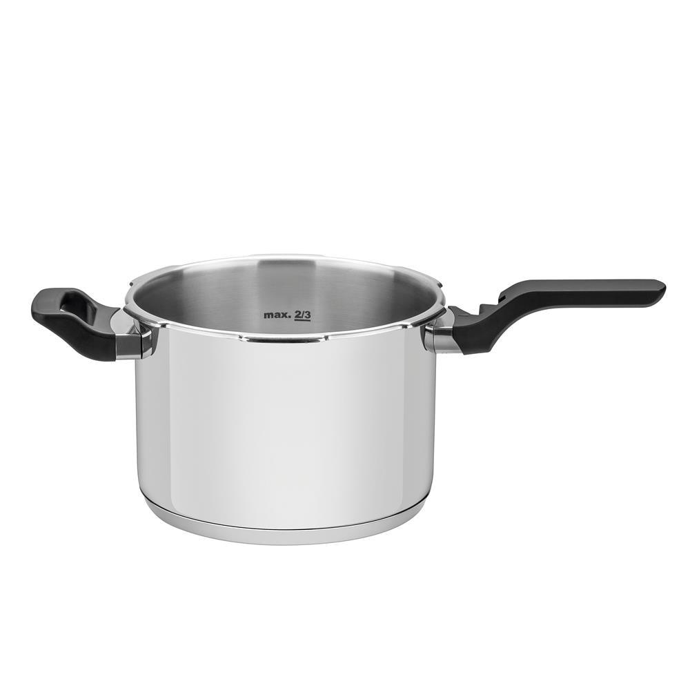 Panela de Pressão Tramontina Brava em Aço Inox com Fundo Triplo – 4,5 L - 5