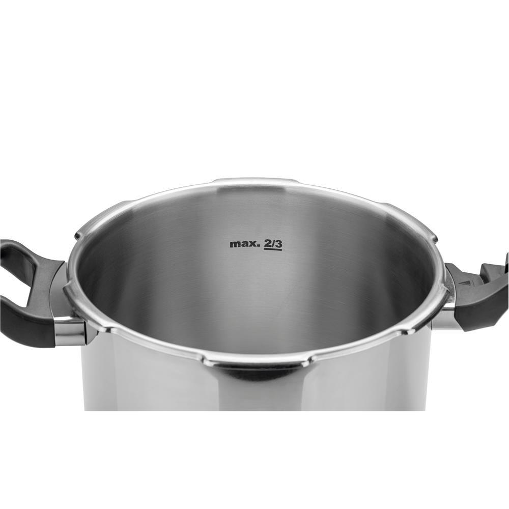 Panela de Pressão Tramontina Brava em Aço Inox com Fundo Triplo – 4,5 L - 6