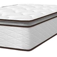 Colchão de Solteiro Umaflex New Itália com Molas Ensacadas e Pillow Top D26 - 25x88x188cm - Branco/Marrom - 3