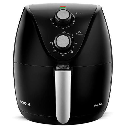 Fritadeira Elétrica Sem Óleo Air Fryer Mondial New Pratic AF31 3,5 L – Preto