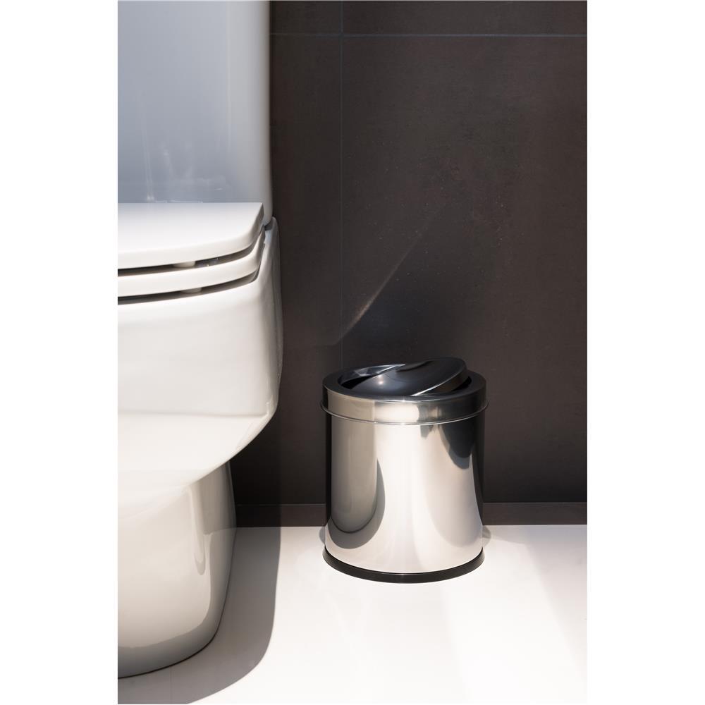 Lixeira Brinox com Tampa Basculante 3032/201 em Inox - 3,2 L - 2