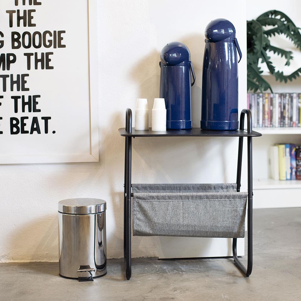 Lixeira Mor Agata com Pedal em Aço Inox e Polipropileno – 3L - 3