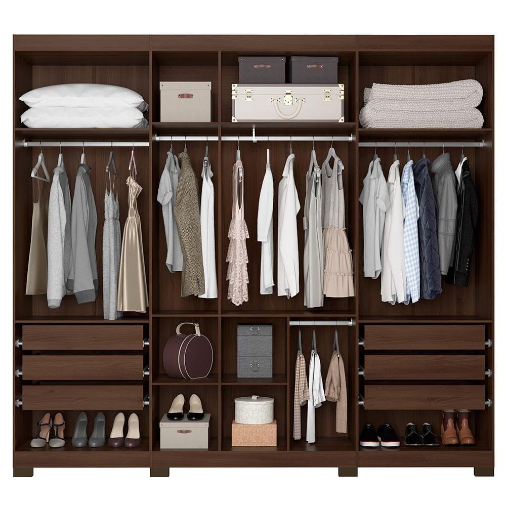 Guarda-Roupa Bartira Diplomata 7 Portas 6 Gavetas 255,6cm de largura - 3