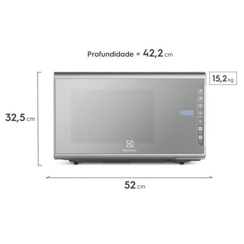 Micro-ondas Electrolux MI41S Inox Espelhado Painel Integrado Função Tira Odor 31 litros - 14