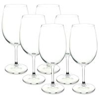 Conjunto de Taças para Água Bohemia Anna 580 ml em Cristal Ecológico - 6 Peças - 1