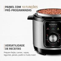 Panela Elétrica de Pressão Mondial PE-47 Pratic Cook 3L - Inox - 3