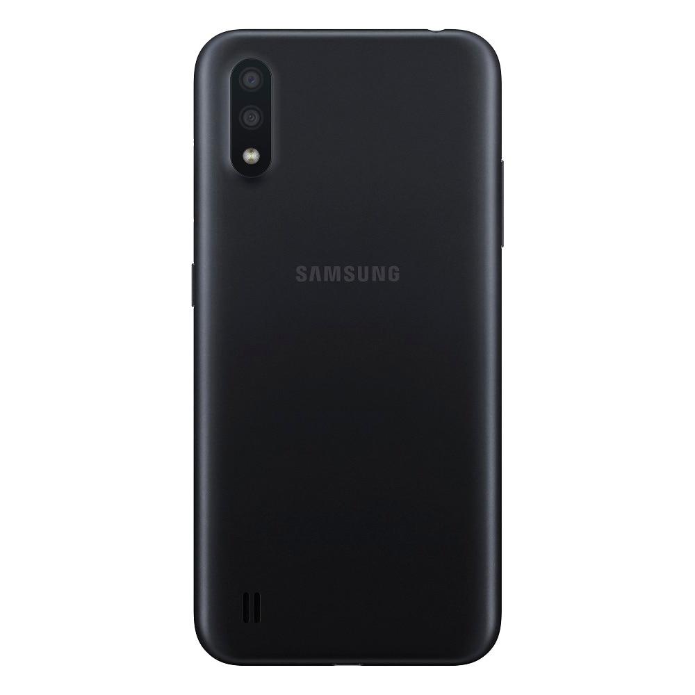 Smartphone Samsung Galaxy A01 Preto 32GB, Tela Infinita de 5.7", Câmera Traseira Dupla, Android 10.0, Dual Chip e Processador Octa-Core - 3