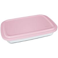 Assadeira Retangular Marinex em Vidro com Tampa Plástica - 34,62 cm - 1