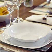 Aparelho de Jantar 12 Peças Nadir Plaza em Vidro Temperado - Branco - 6