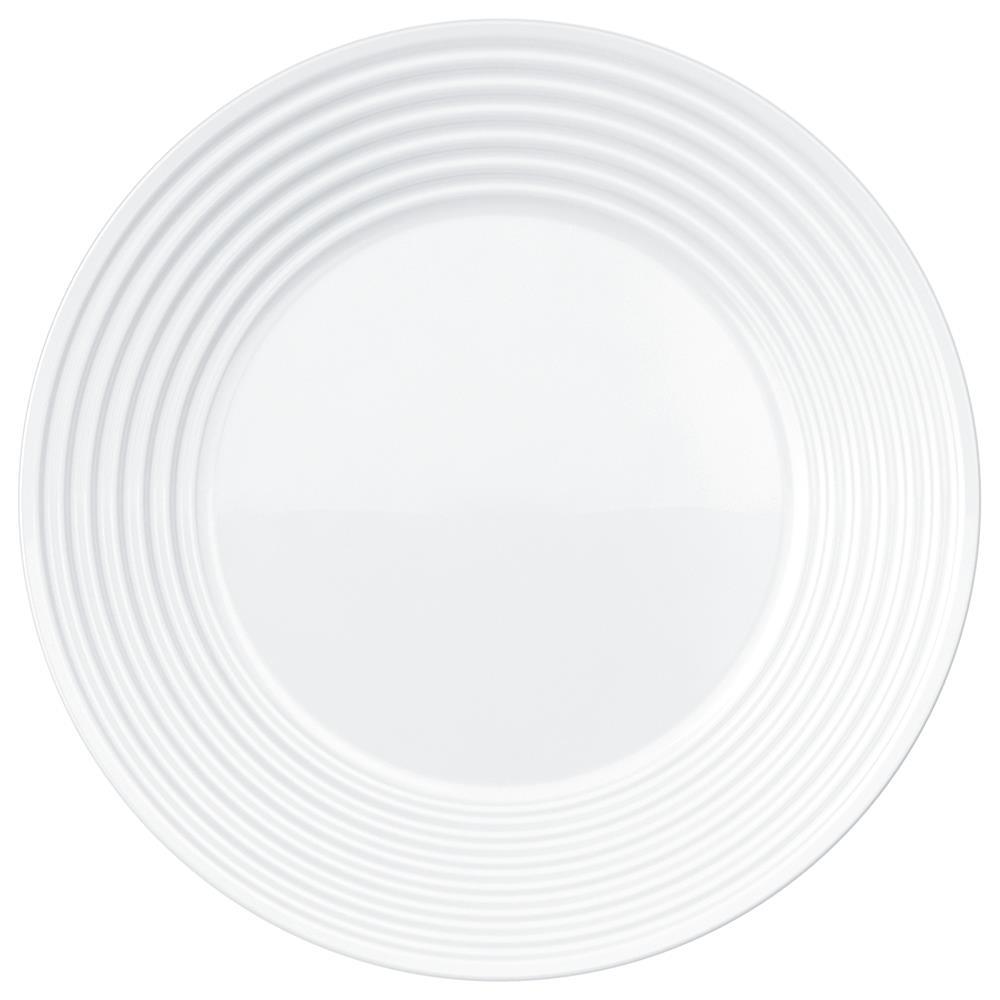 Conjunto de Pratos de Sobremesa Duralex Saturno em Vidro 19 cm Branco – 24 Peças - 2