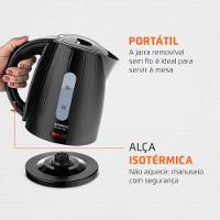 Chaleira Mondial Elétrica Pratic Hot com Capacidade 1 Litro CE-07 - Preta