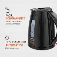 Chaleira Mondial Elétrica Pratic Hot com Capacidade 1 Litro CE-07 - Preta - 5