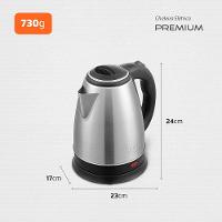 Chaleira Elétrica Mondial Pratic CE-06 com Capacidade de 2L - Inox - 9