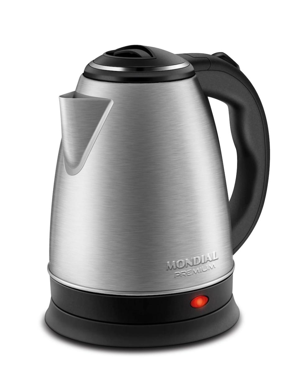 Chaleira Elétrica Mondial Pratic CE-06 com Capacidade de 2L - Inox - 1